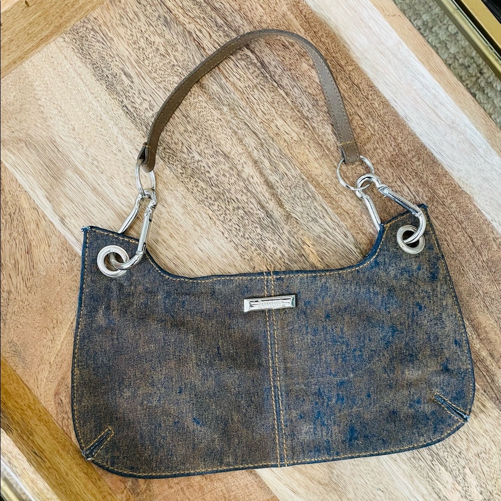 Bongo Small Blue Metallic Handbag